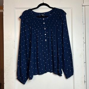 A.n.a  petite baby doll blouse